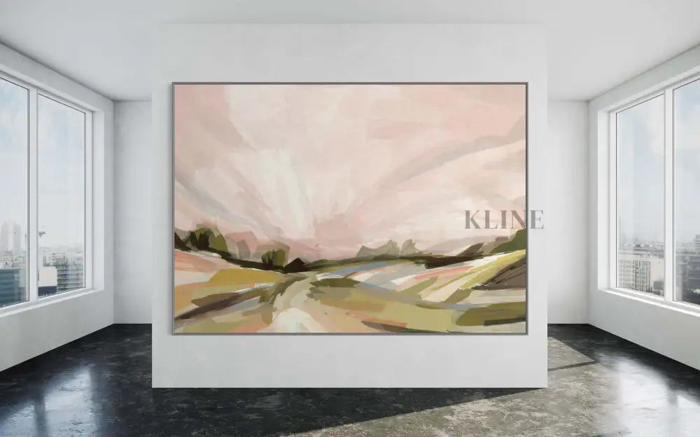 Harvest Sunset - Hand Painting
