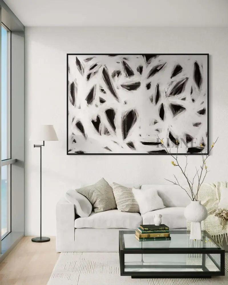 Hidden Heart Abstract - Hand Painting