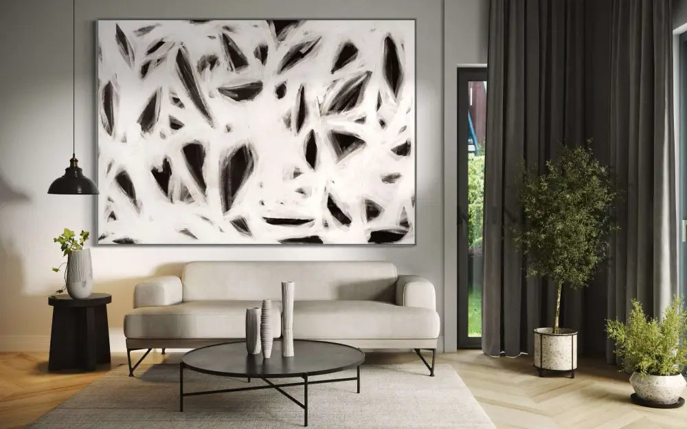 Hidden Heart Abstract - Hand Painting