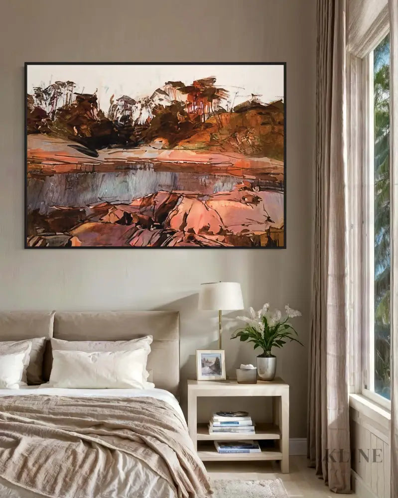 Honeymoon Bay - Hand Painting