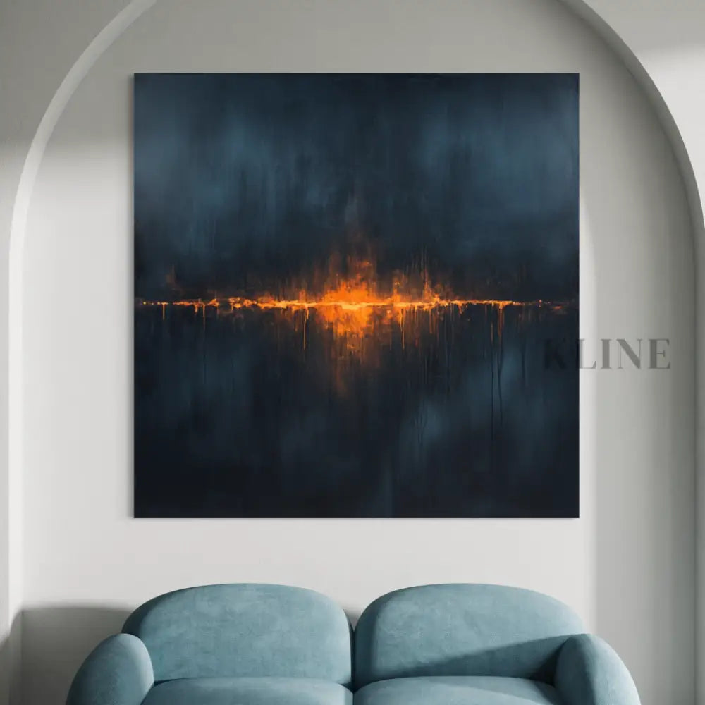 Hope on the Dark Water - Hand Painting