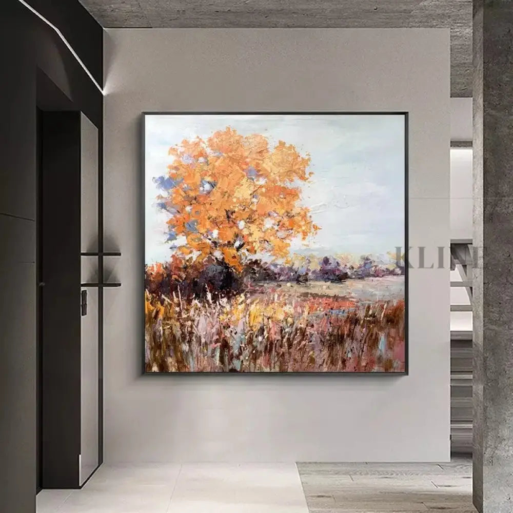 In Love with Autumn - Hand Paintingi