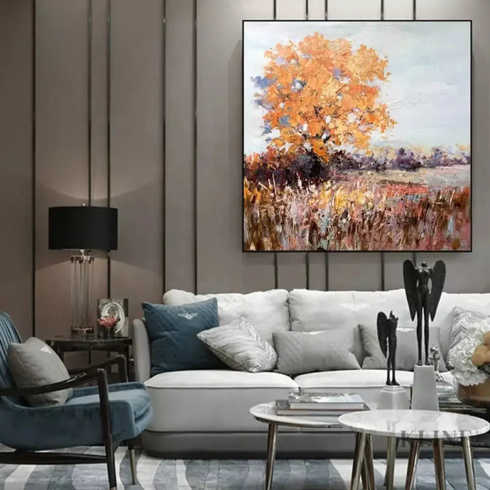 In Love with Autumn - Hand Paintingi