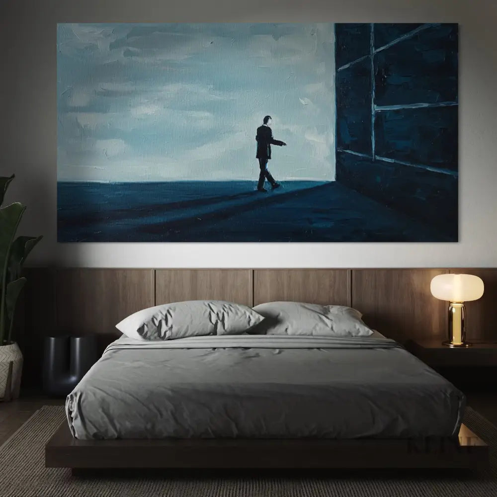 Inspired by Edward Hopper 3 - Hand Painting