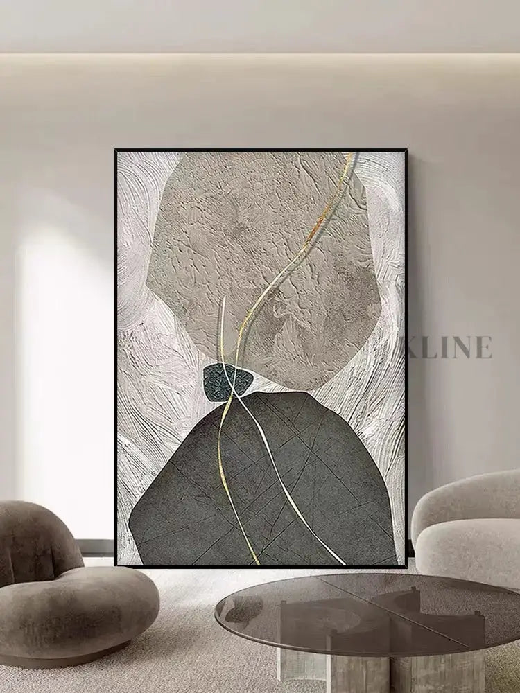 Jade Textured Painting - Hand Painting