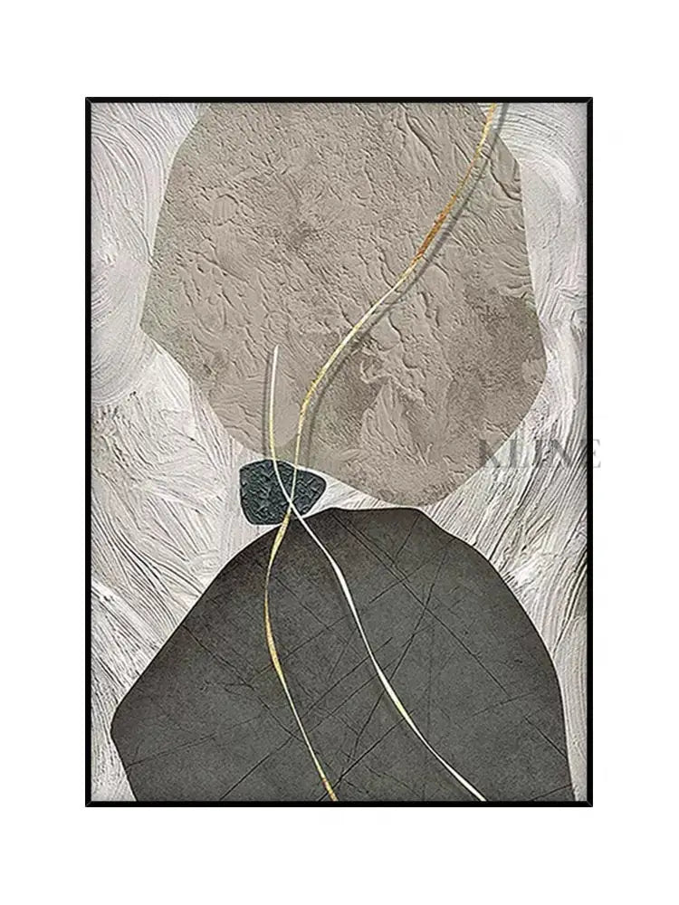 Jade Textured Painting - Hand Painting