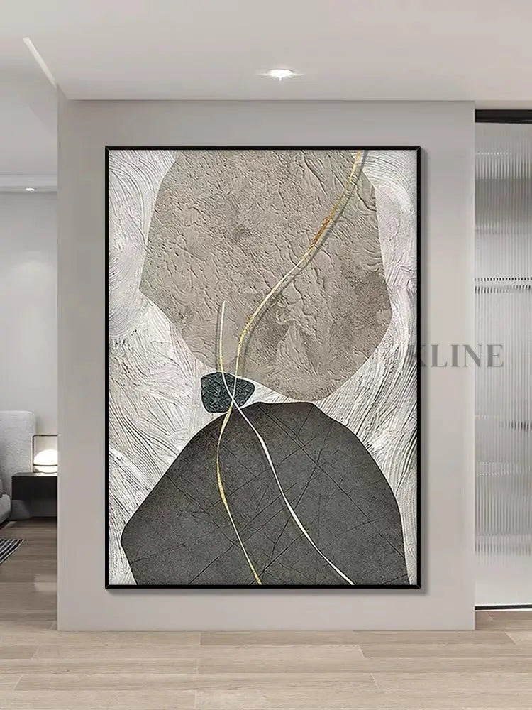 Jade Textured Painting - Hand Painting