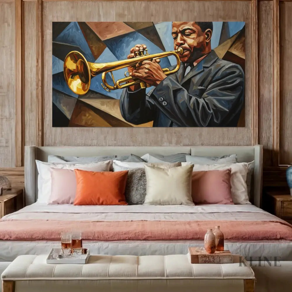 Jazz Echoes - Hand Painting