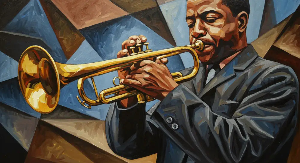 Jazz Echoes - Hand Painting