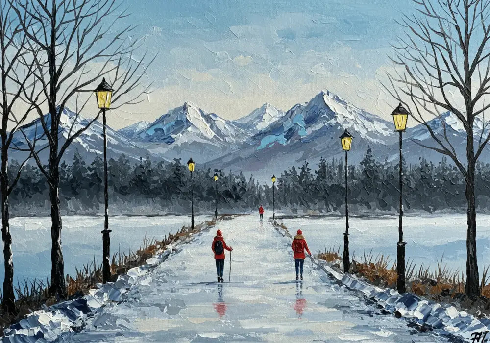 Journey Through the Quiet - Hand Painting
