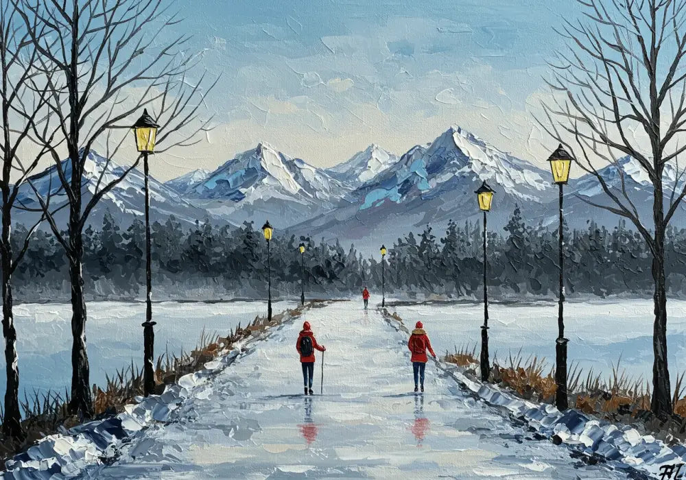 Journey Through the Quiet - Hand Painting