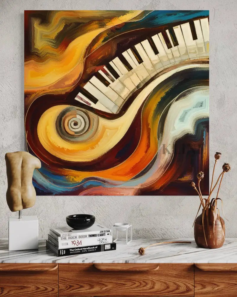 Keys of Emotion - Hand Painting