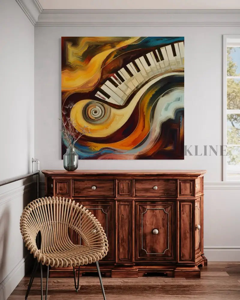 Keys of Emotion - Hand Painting