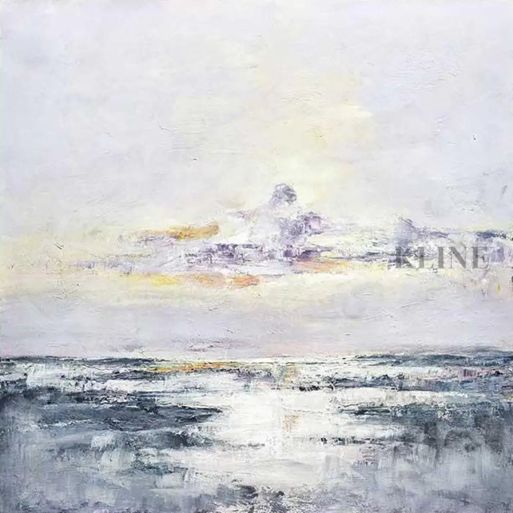 Lake and Plain Brighten - Hand Painting