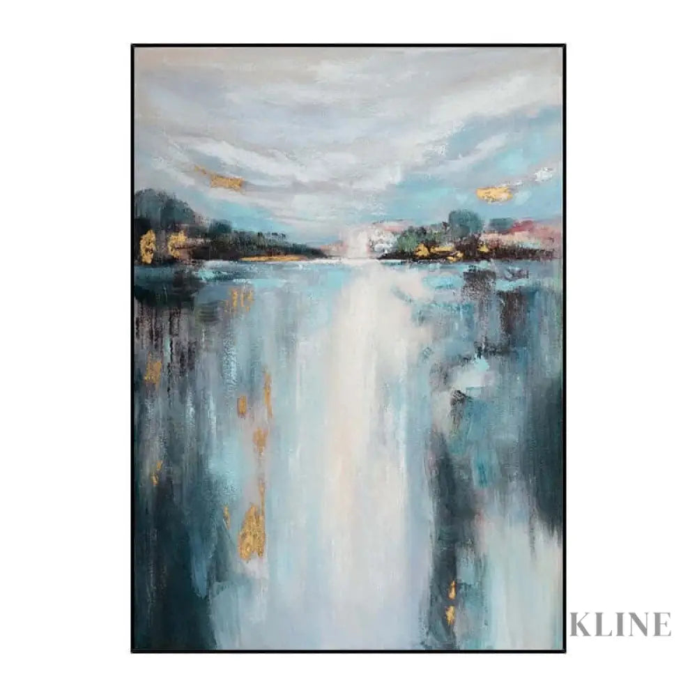 Lake Side Luxurious Wall Art - Hand Painting
