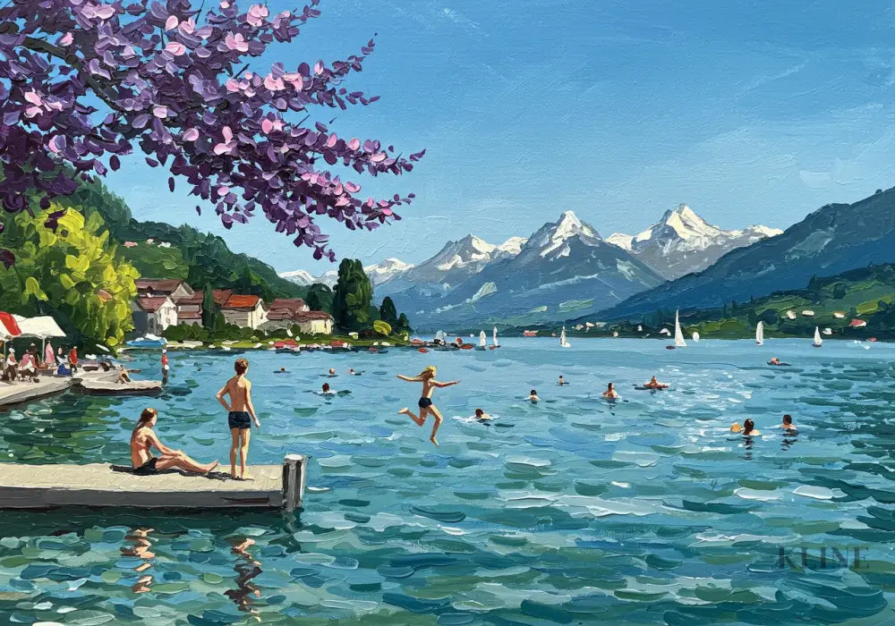 Lakeside Recreation - Hand Painting