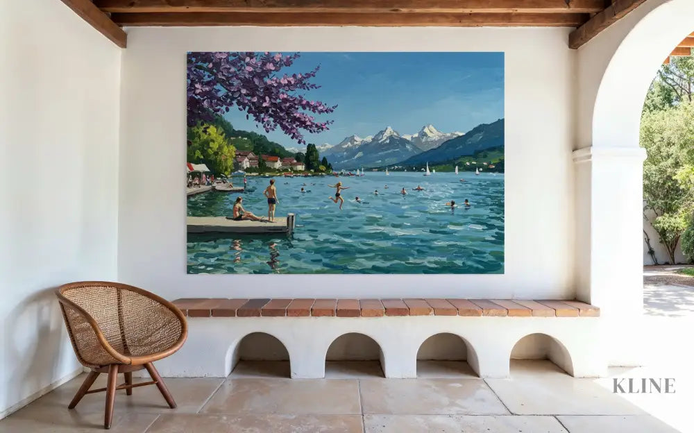 Lakeside Recreation - Hand Painting