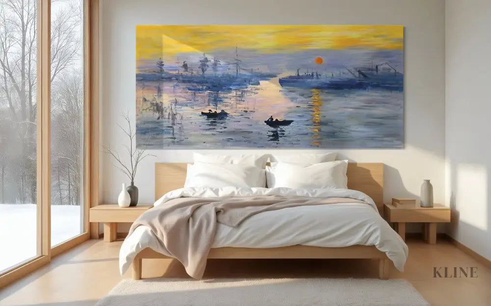 Last Light on the Water - Hand Painting