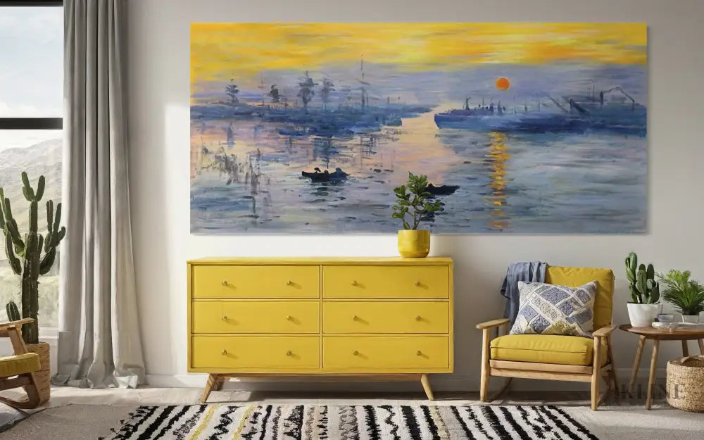 Last Light on the Water - Hand Painting