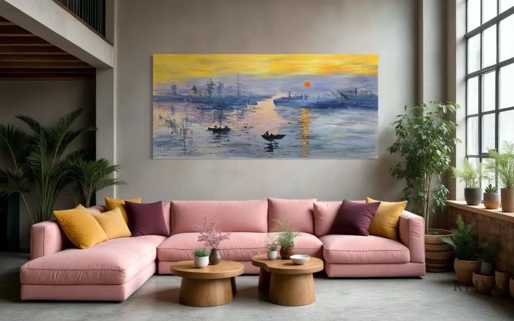 Last Light on the Water - Hand Painting