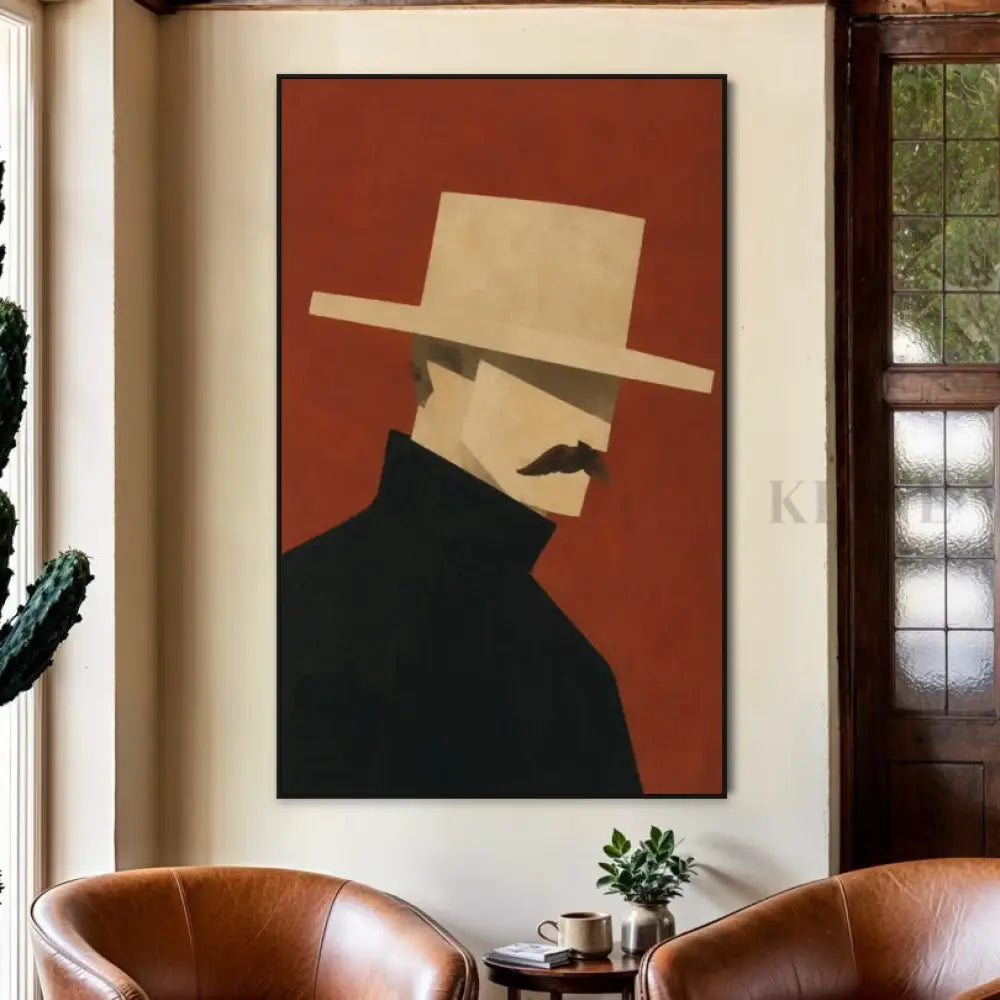 L’Homme au Chapeau - Hand Painting