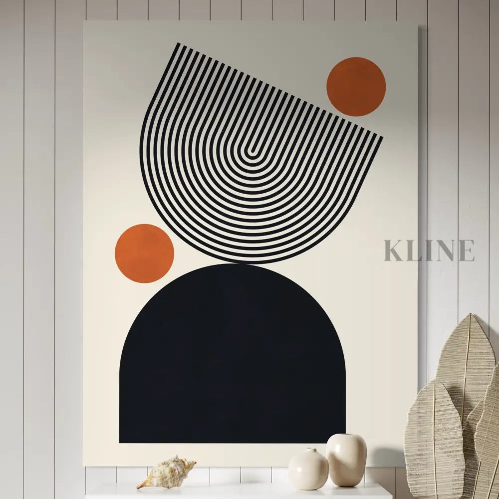 Lines and Circles 1 - Hand Painting