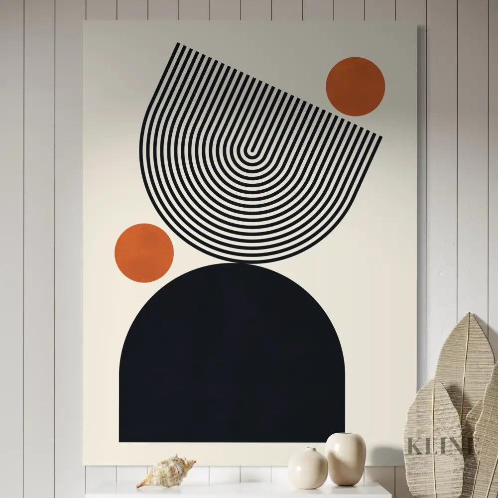 Lines and Circles 1 - Hand Painting
