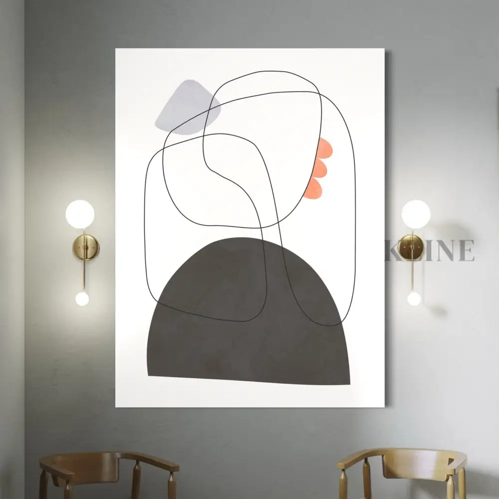 Lines and Shapes 1 - Hand Painting