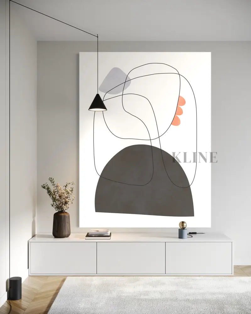 Lines and Shapes 1 - Hand Painting