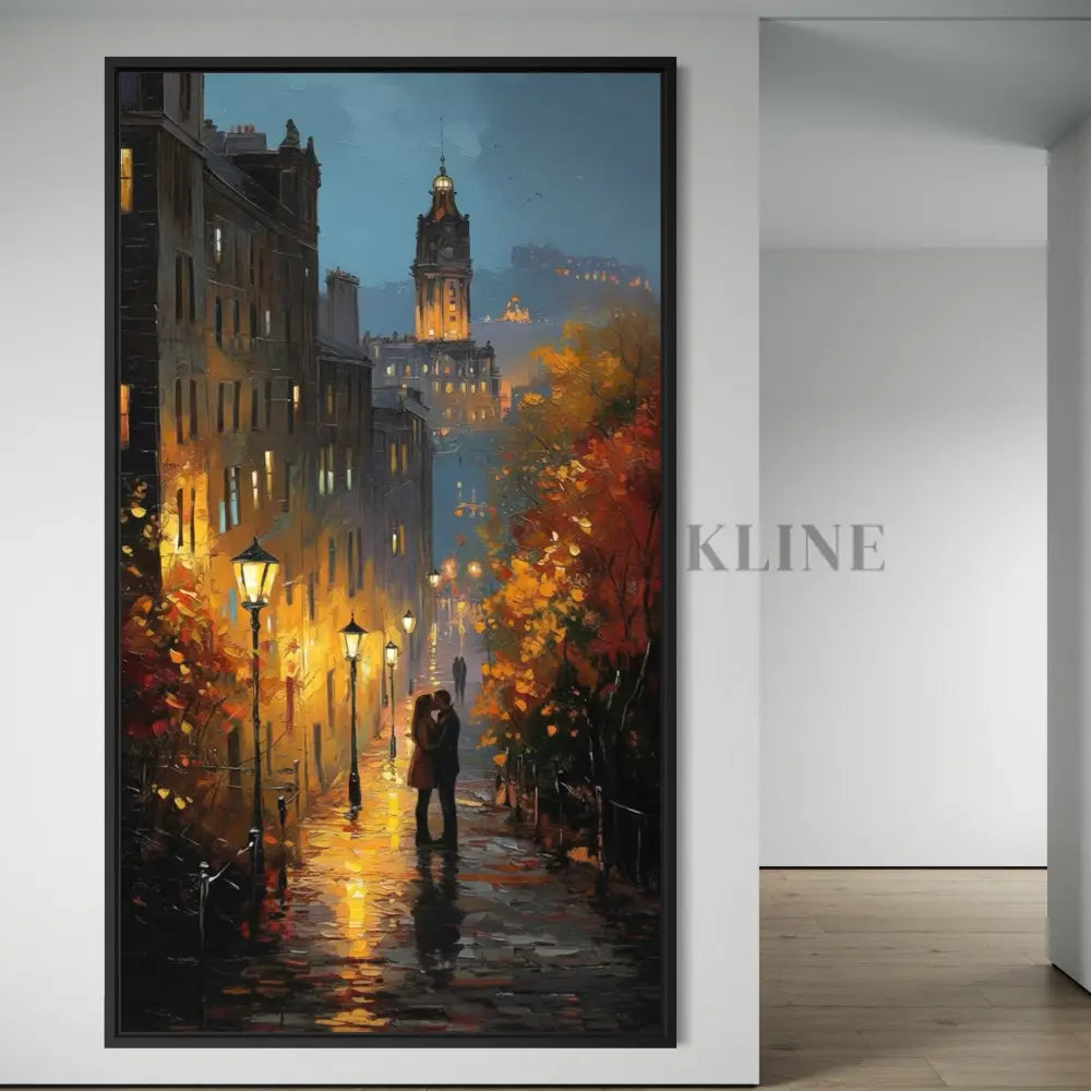 Love in the City of a Hundred Spires - Hand Painting