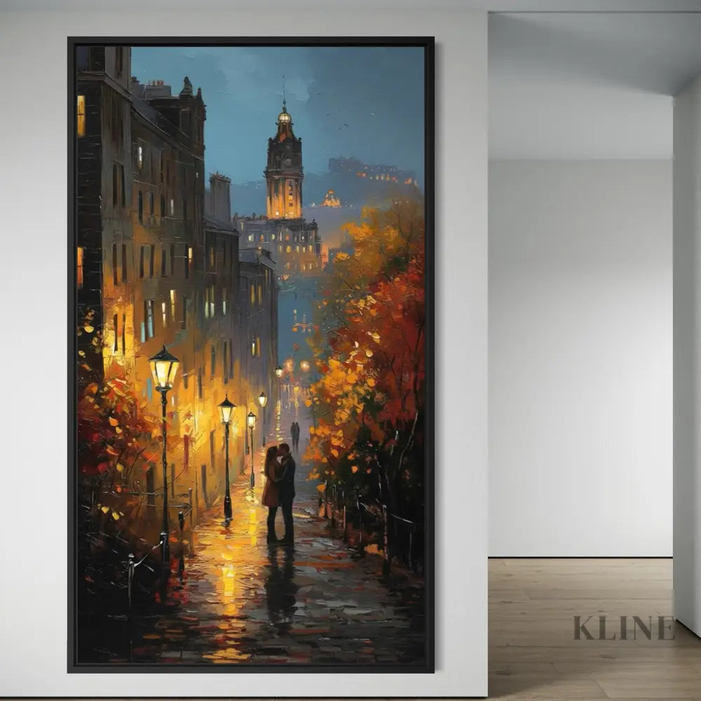 Love in the City of a Hundred Spires - Hand Painting