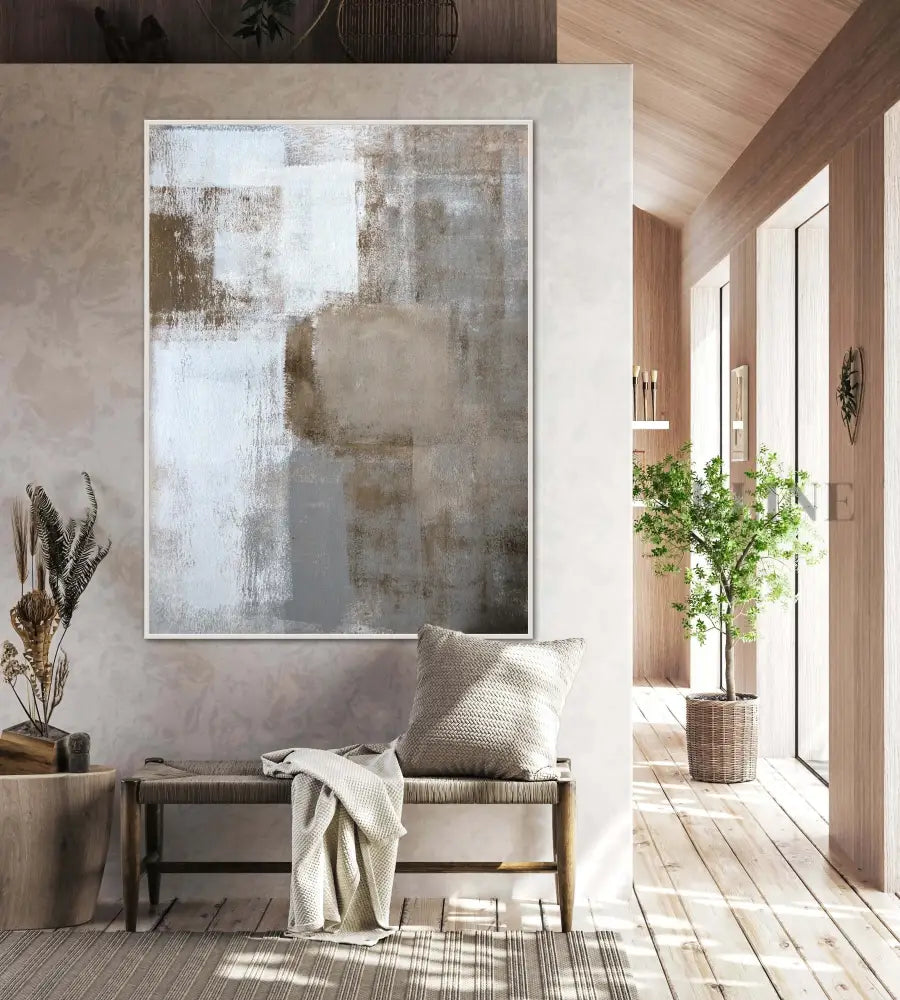 Lovely Neutral - Hand Painting
