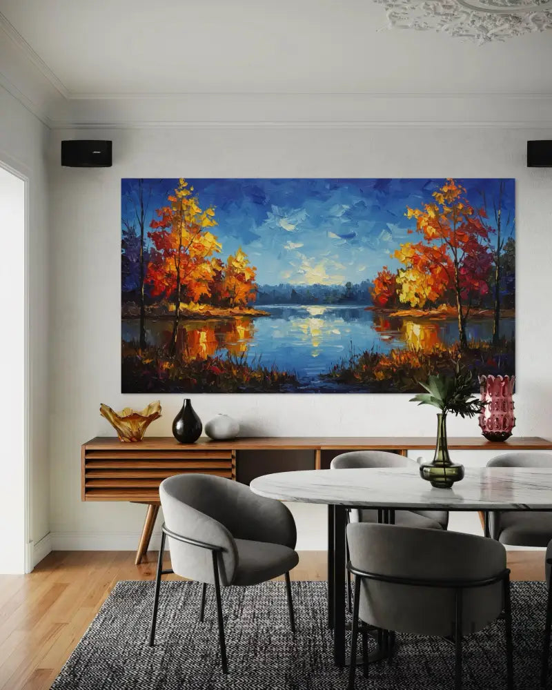 Luminescent Canopy - Hand Painting