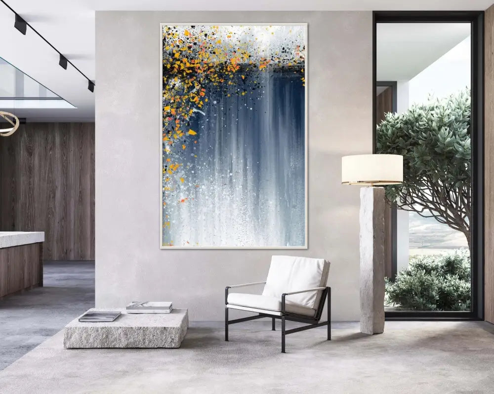 Luminous Fusion - Hand Painting
