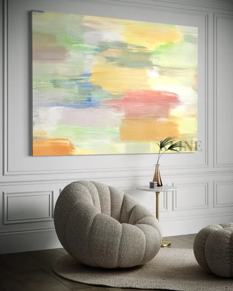 Luminous Strata - Hand Painting