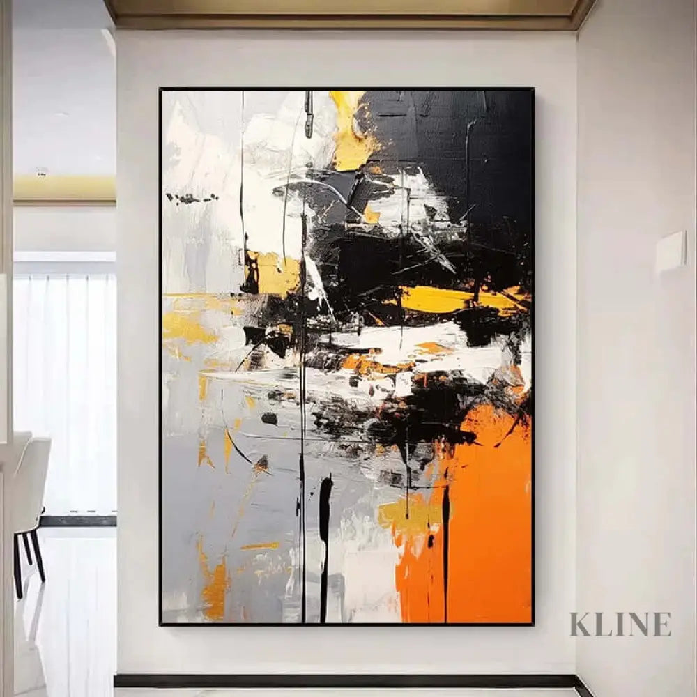 Luxury Orange - Hand Painting