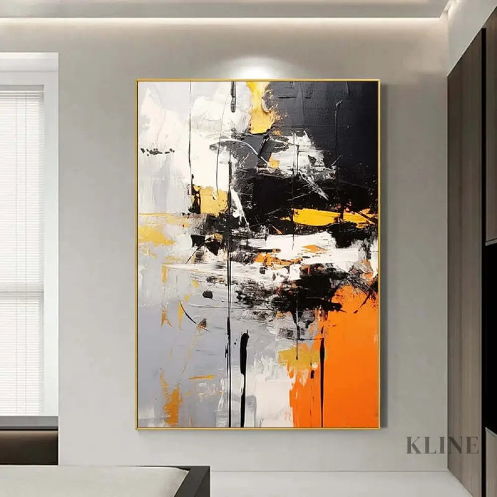 Luxury Orange - Hand Painting