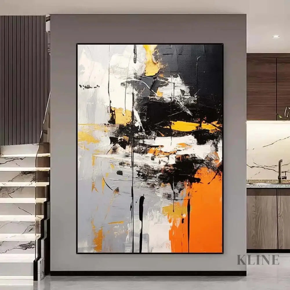 Luxury Orange - Hand Painting