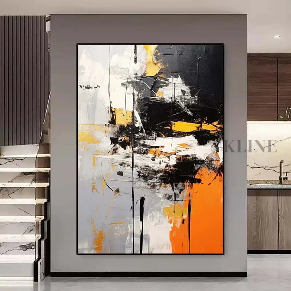 Luxury Orange - Hand Painting