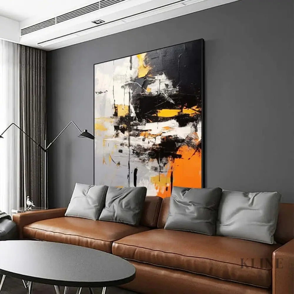Luxury Orange - Hand Painting