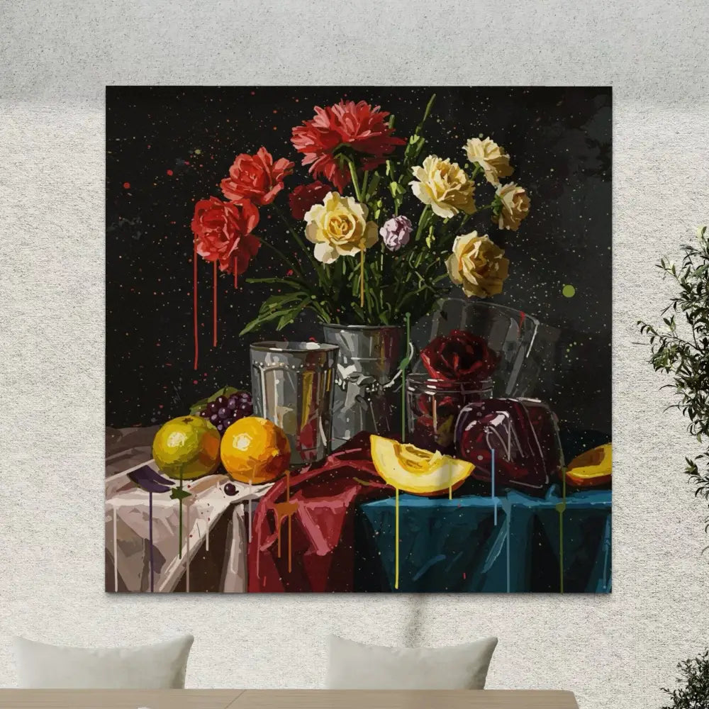 Melting Petals - Hand Painting