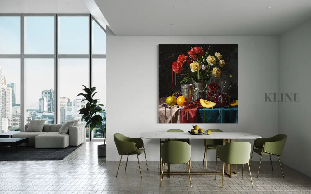 Melting Petals - Hand Painting