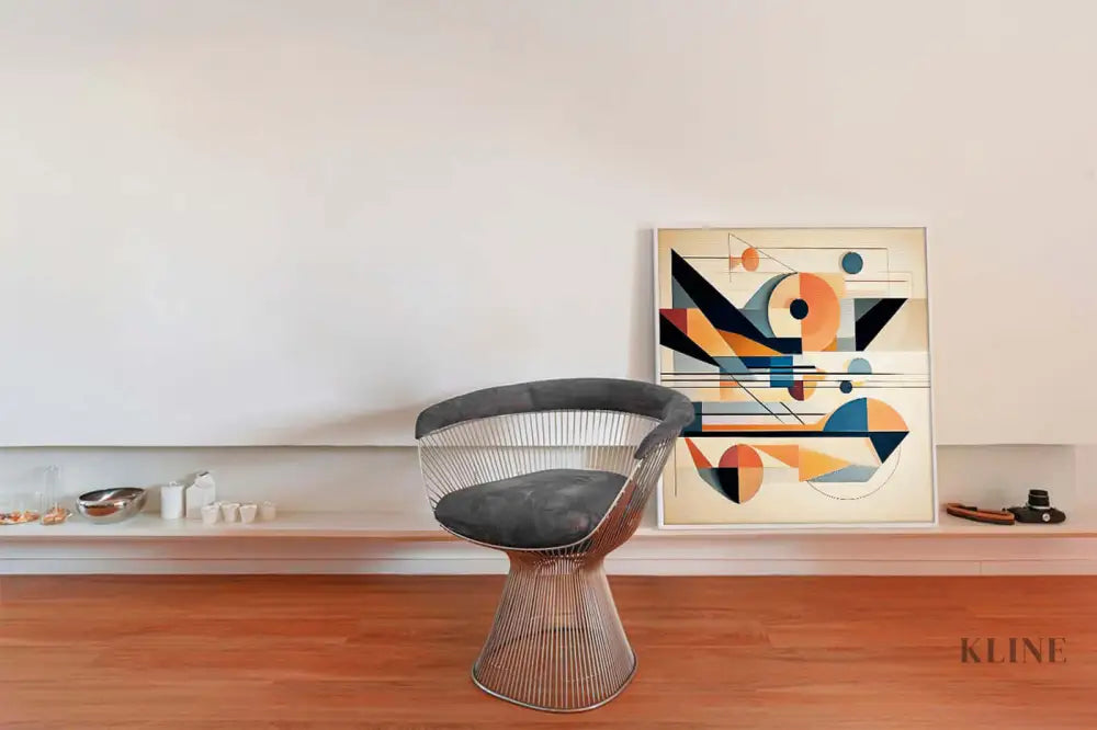 Mid Century Seagull - Hand Painting