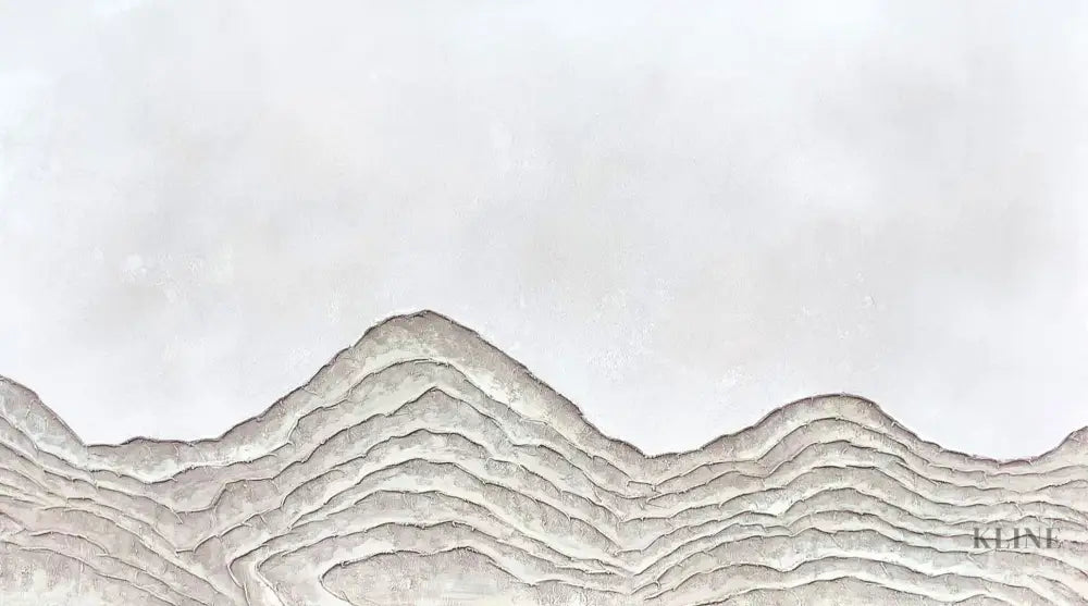 Minimal Mountain - Hand Painting