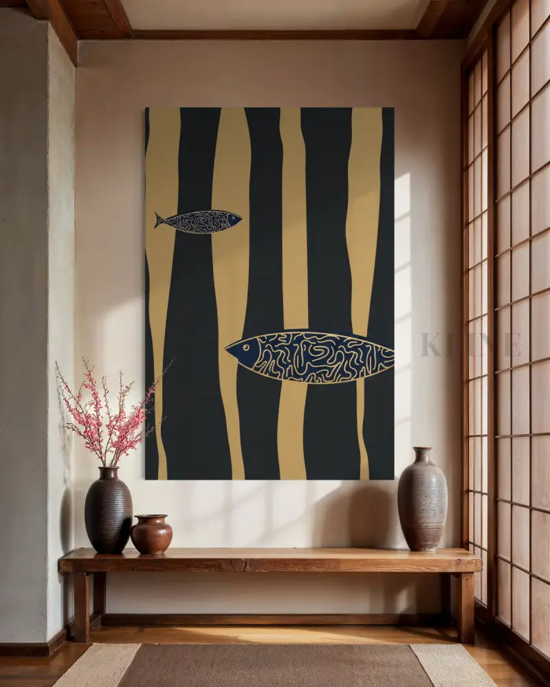 Minimalist Fish 1 - Hand Painting