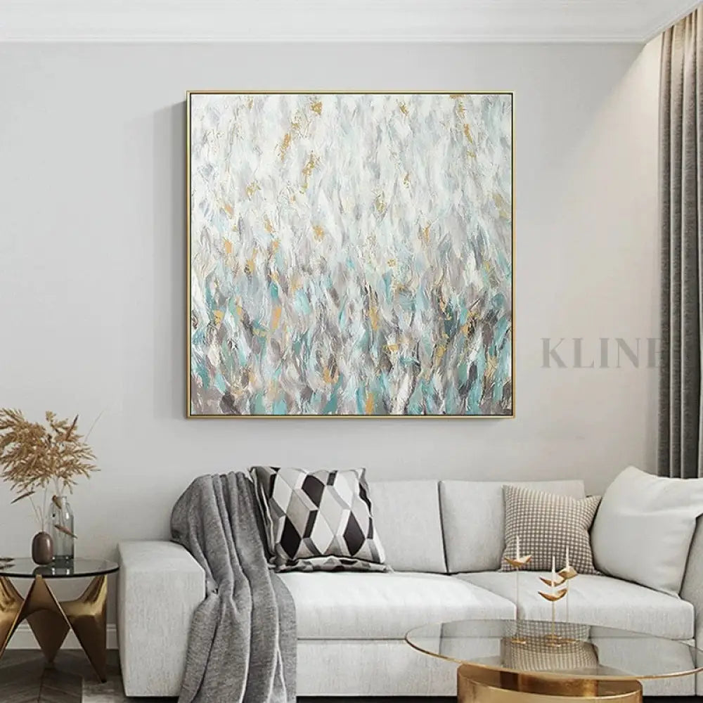 Mist Over Quiet Fields - Hand Painting