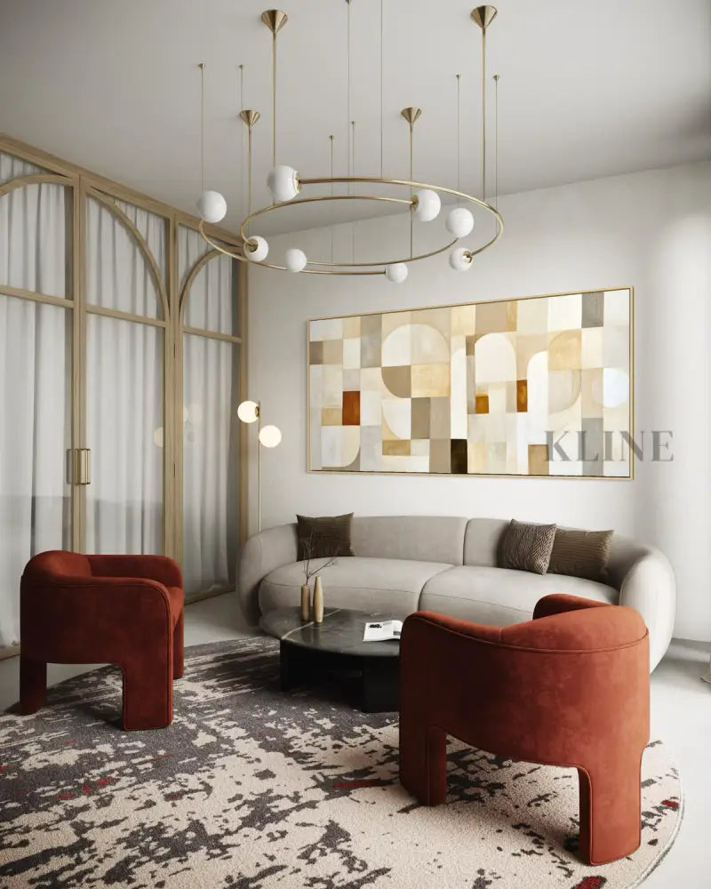 Modernist Serena - Hand Painting
