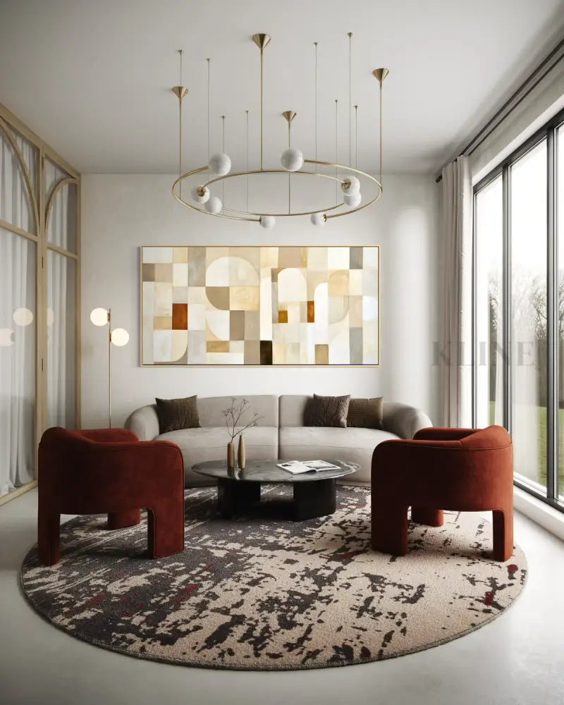 Modernist Serena - Hand Painting