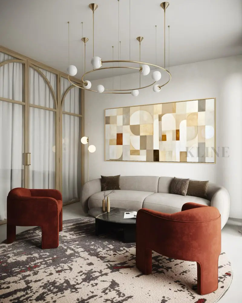 Modernist Serena - Hand Painting