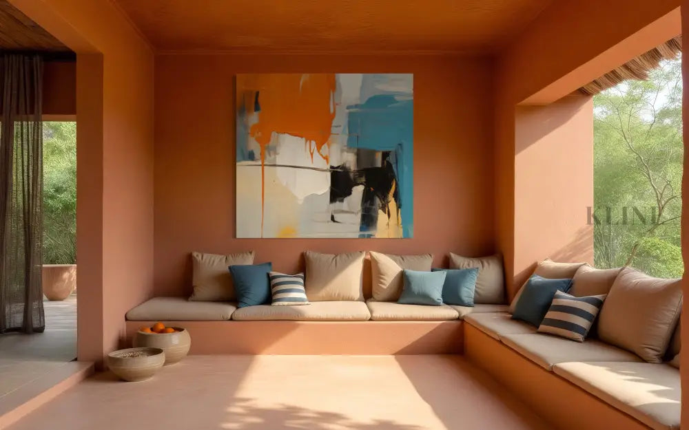 Hand-painted wall art &